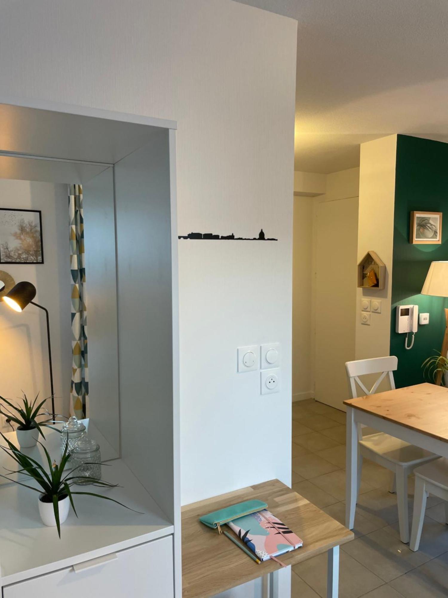 Appartement Minimes, Studio Cosy Tout Confort, Wifi, Parking à Toulouse Extérieur photo