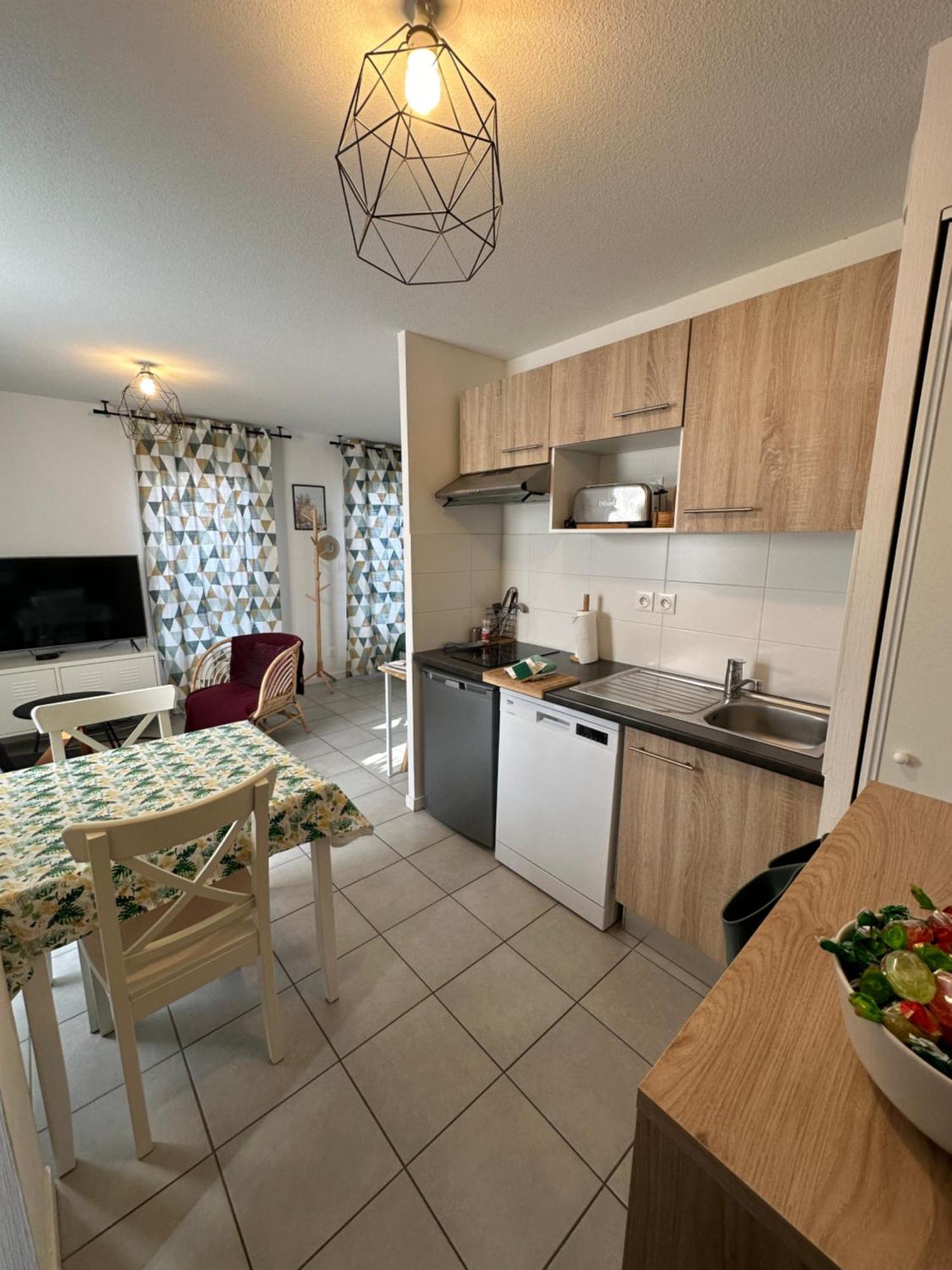Appartement Minimes, Studio Cosy Tout Confort, Wifi, Parking à Toulouse Extérieur photo